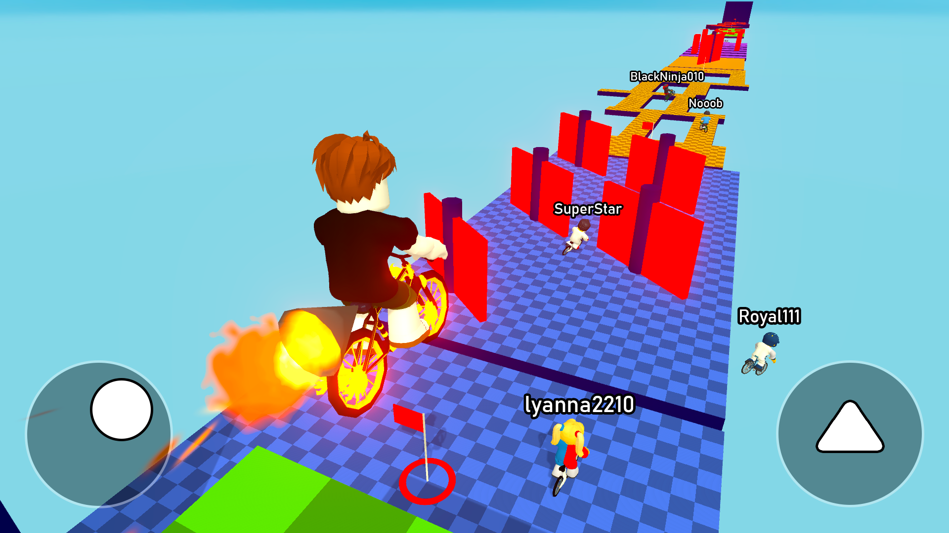 اسکرین شات 3 بازی Obby bike: Parkour Adventure