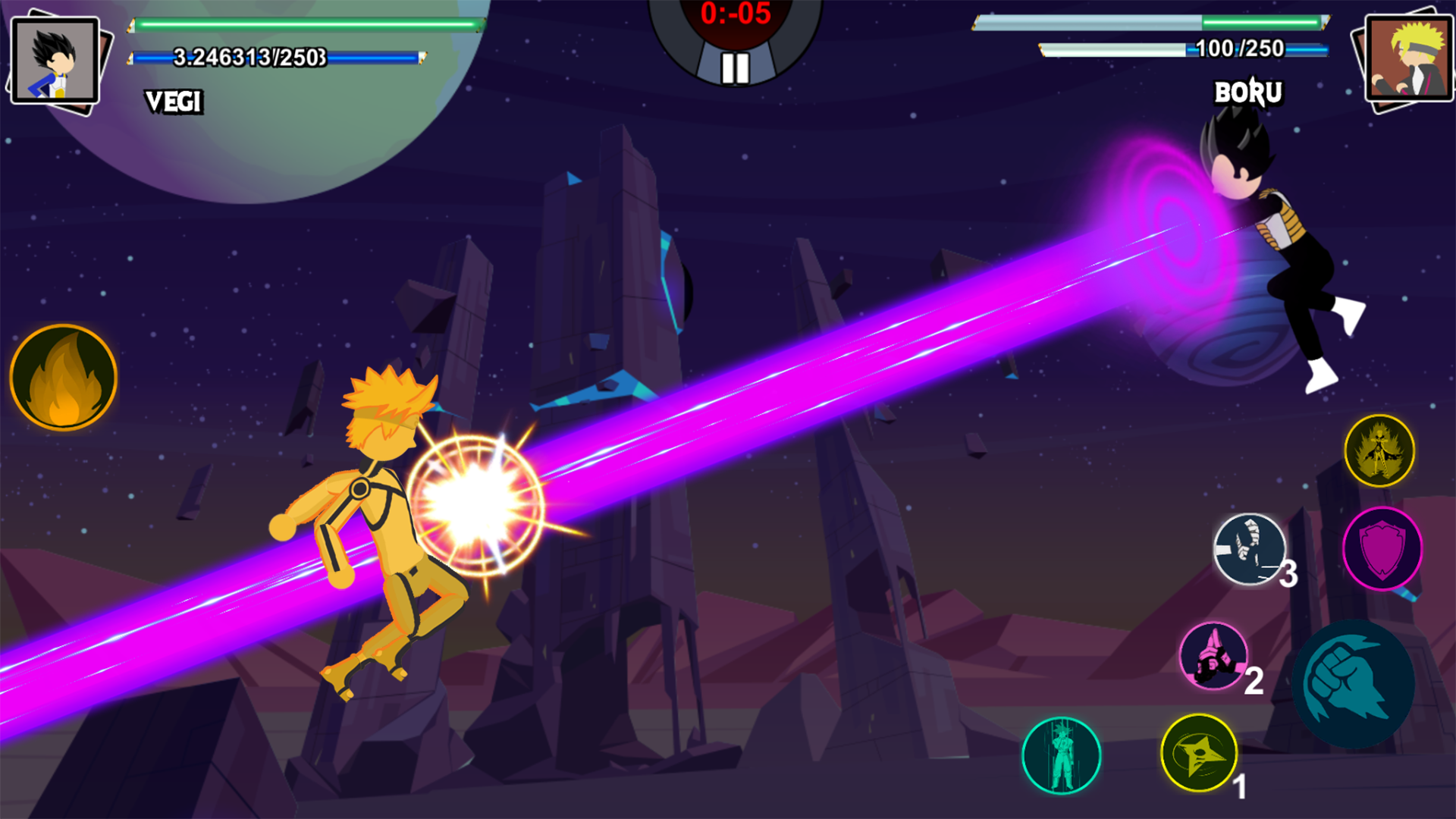 اسکرین شات 3 بازی Stickman Dragon Shadow Legend