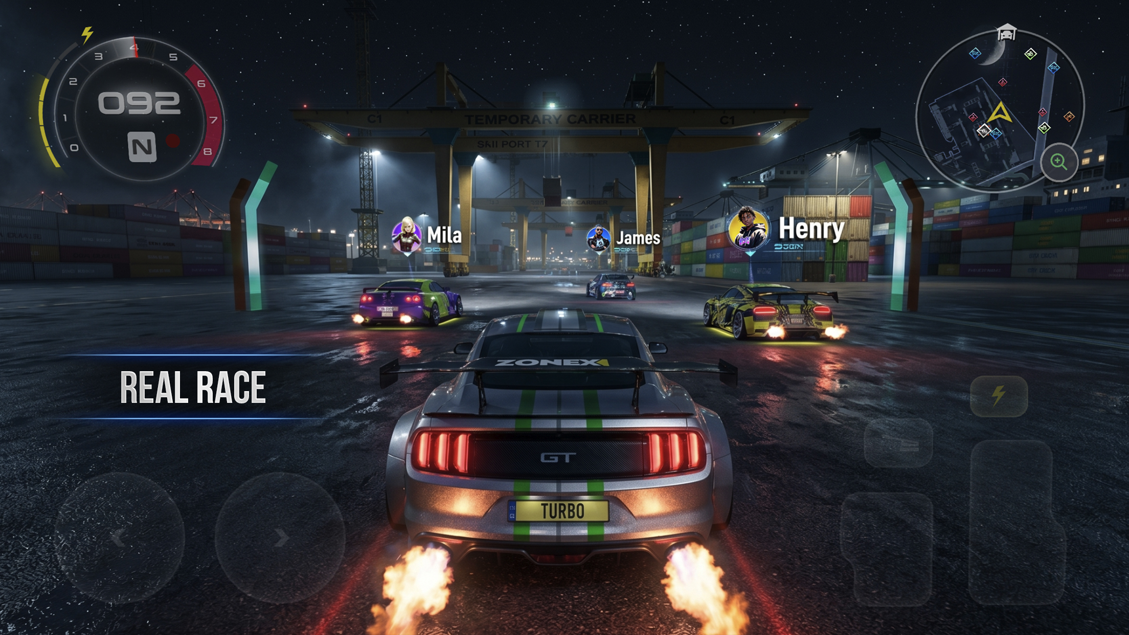 اسکرین شات 1 بازی Turbo Tornado: Open World Race