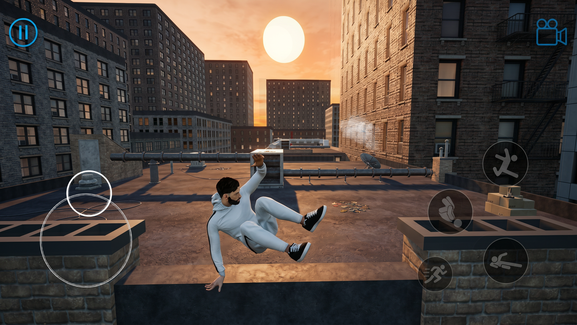 اسکرین شات 6 بازی Rooftops Parkour Pro