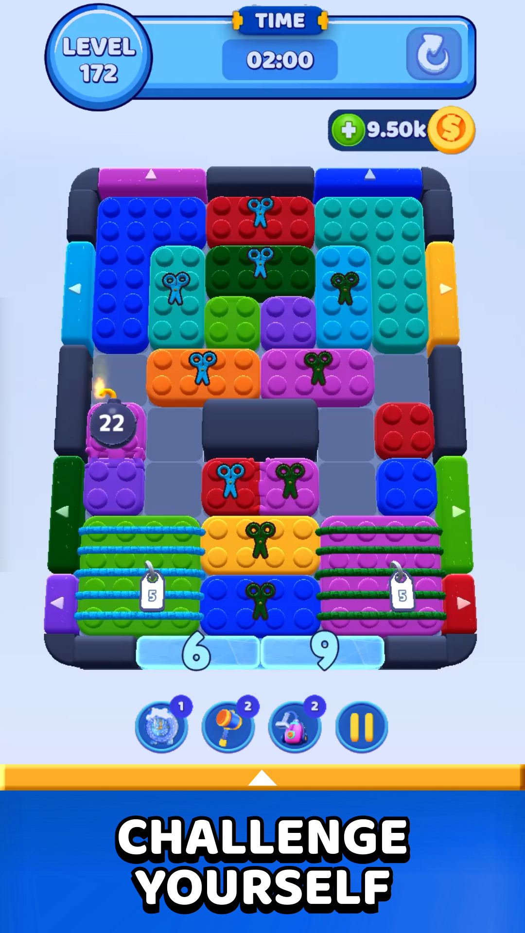 اسکرین شات 3 بازی Color Block Jam