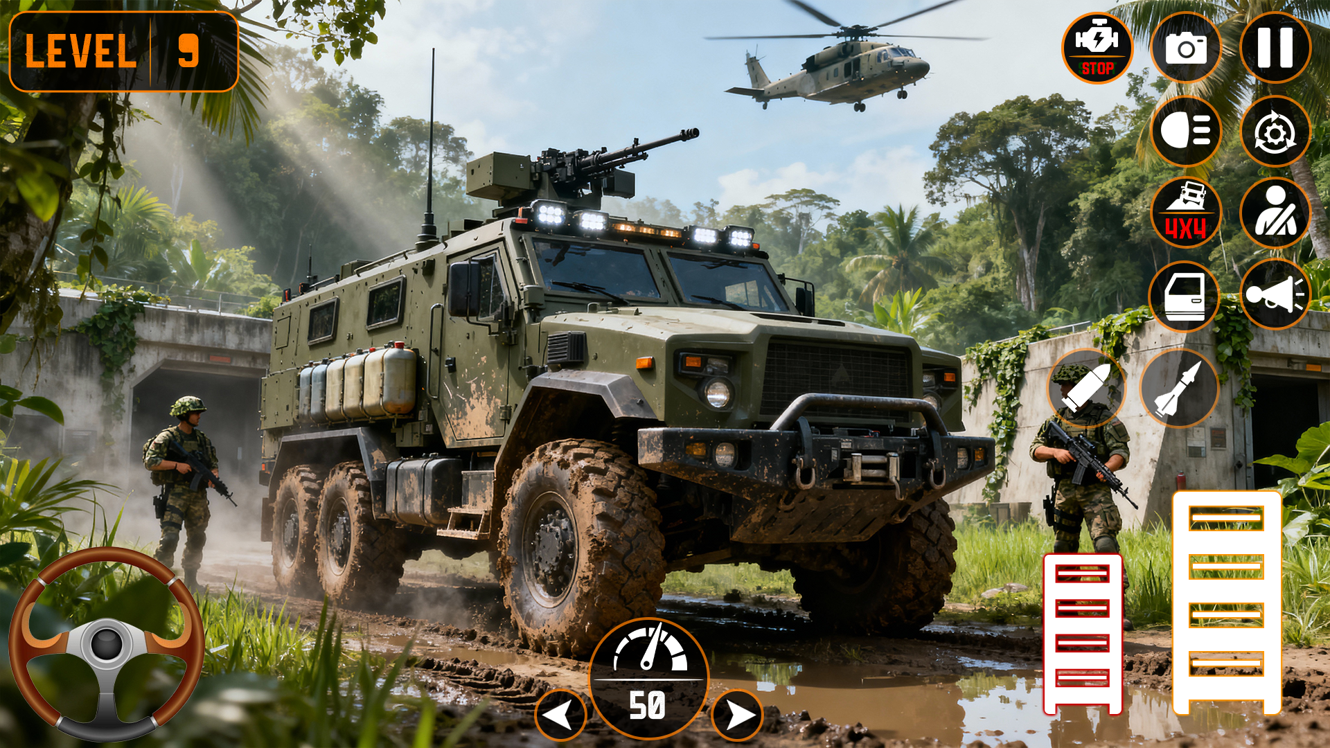 اسکرین شات 5 بازی Army Cargo Truck Game 2026