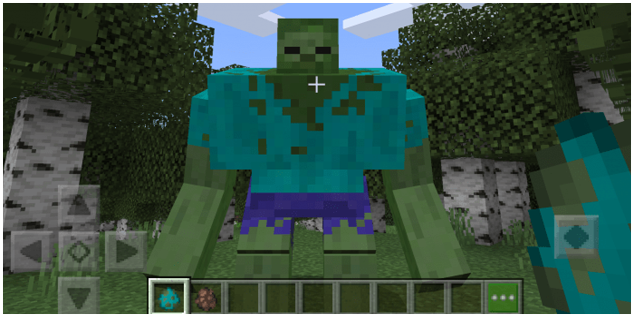 اسکرین شات 1 برنامه Mutant Zombie Mod Minecraft