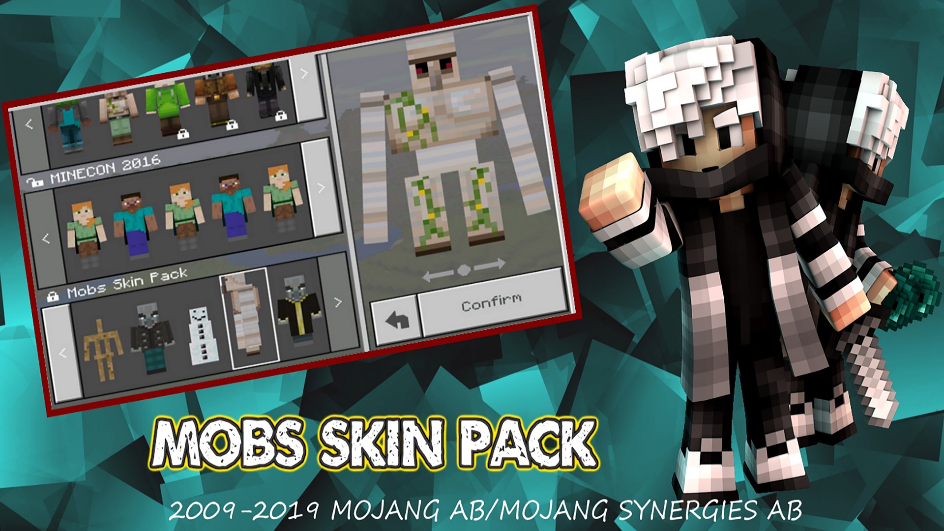 اسکرین شات 1 بازی Mobs Skins Pack: Camouflages