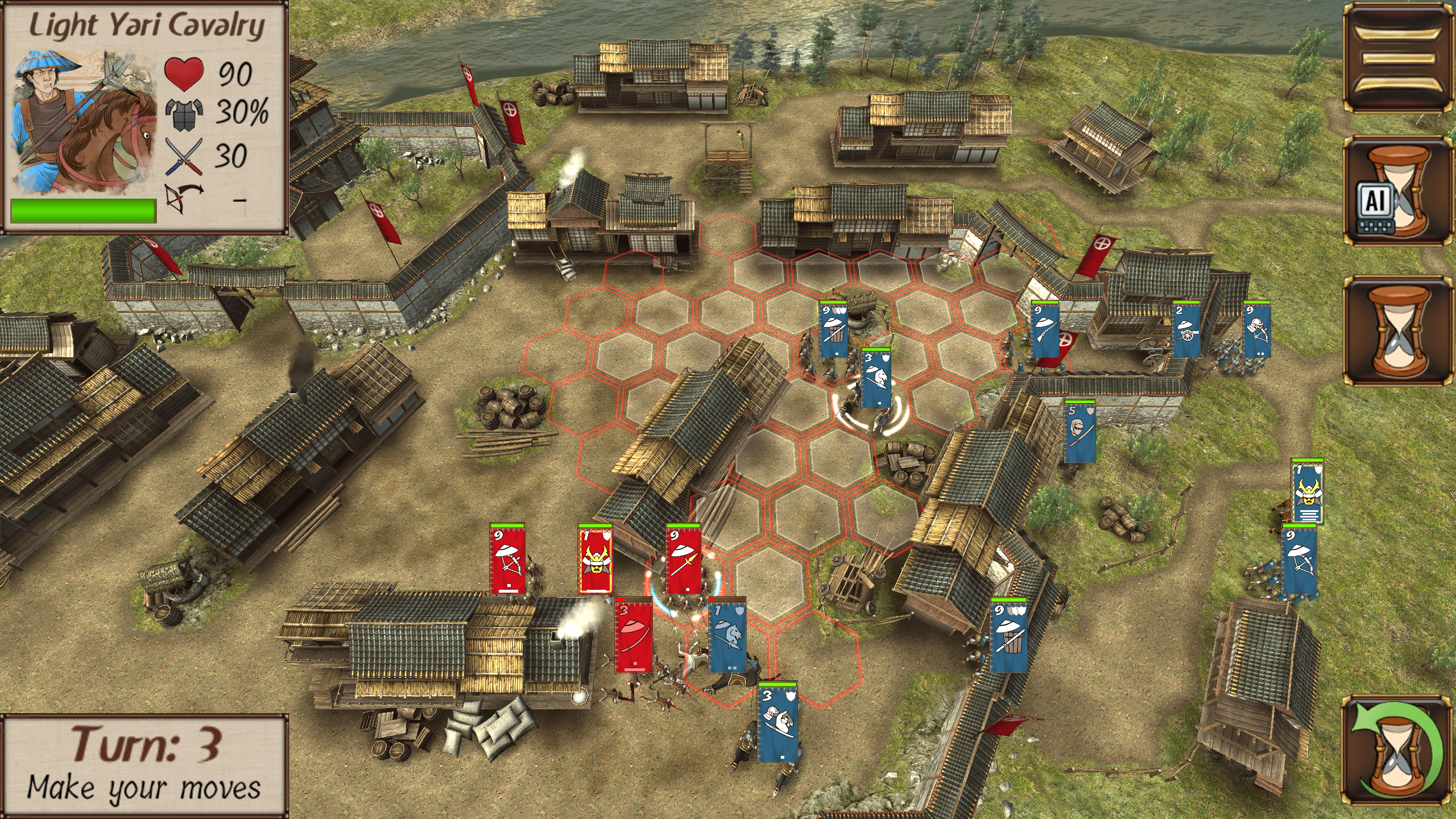 اسکرین شات 8 بازی Shogun's Empire: Hex Commander