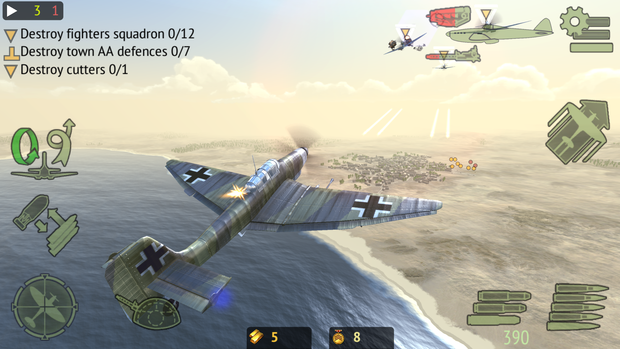 اسکرین شات 5 بازی Warplanes: Online Combat