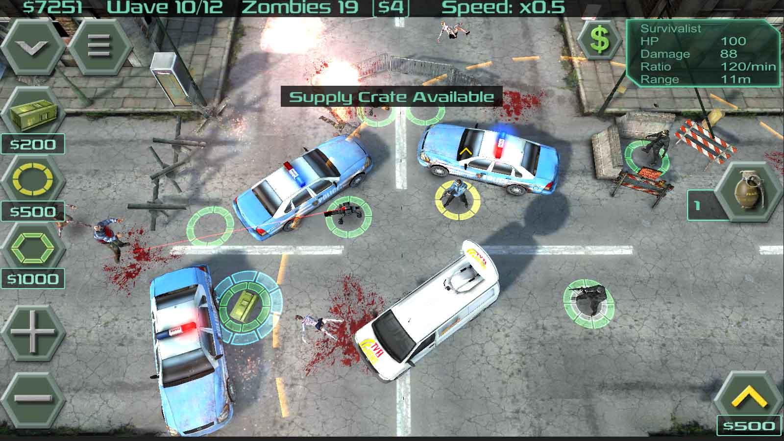 اسکرین شات 3 بازی Zombie Defense