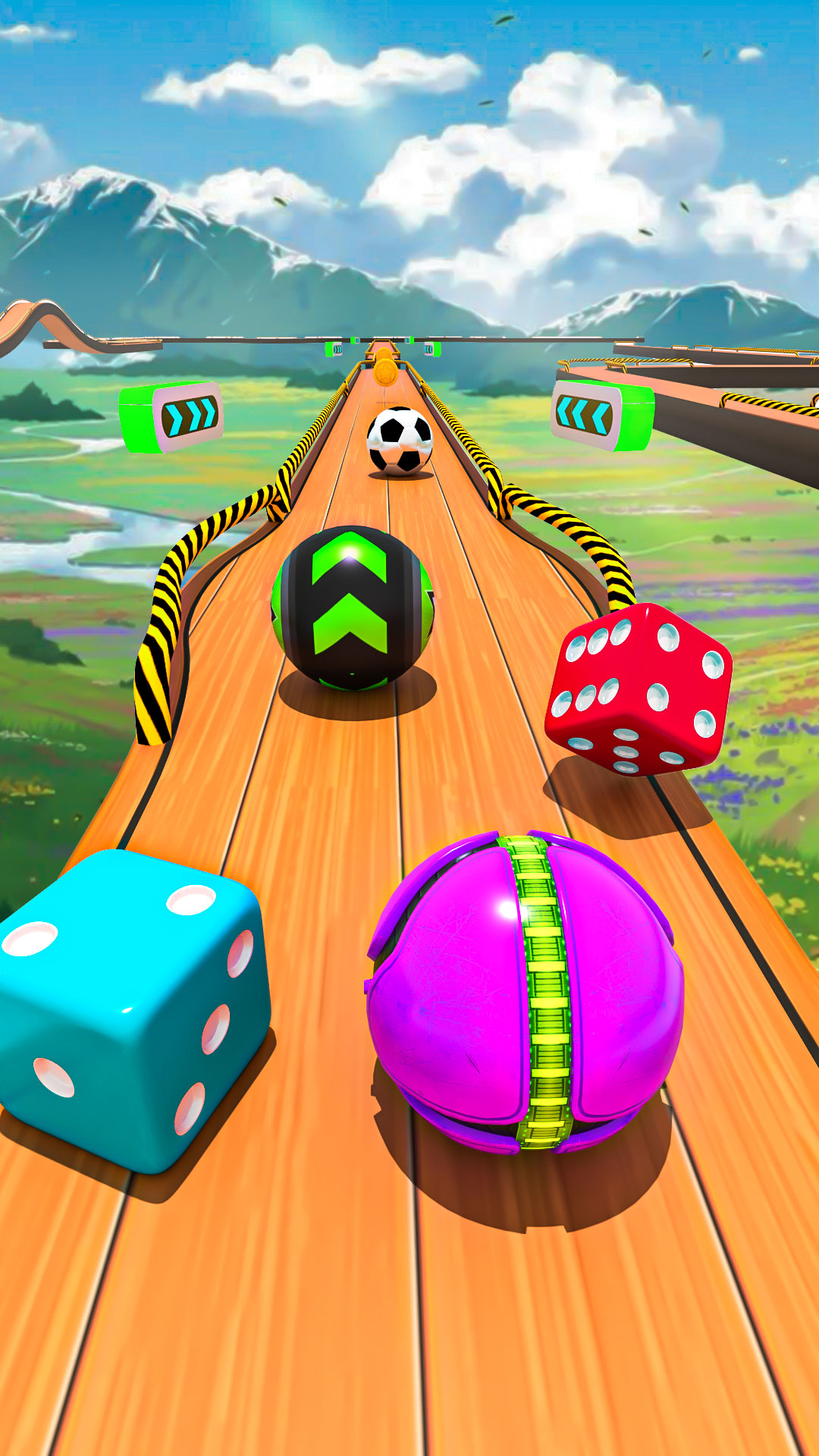 اسکرین شات 2 بازی Rolling Ball Game Hop Ball Run