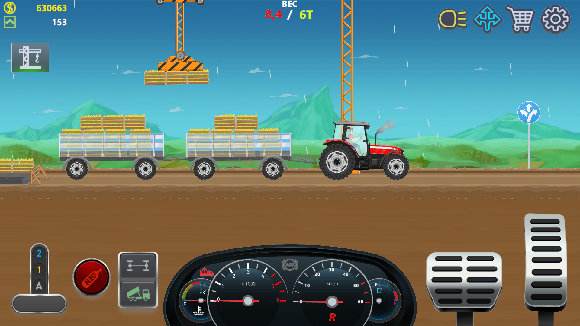 اسکرین شات 6 بازی Trucker Real Wheels: Simulator