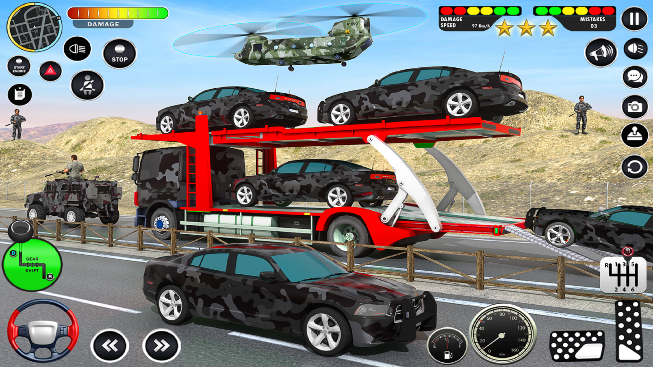 اسکرین شات 6 برنامه Army Transport Truck Simulator