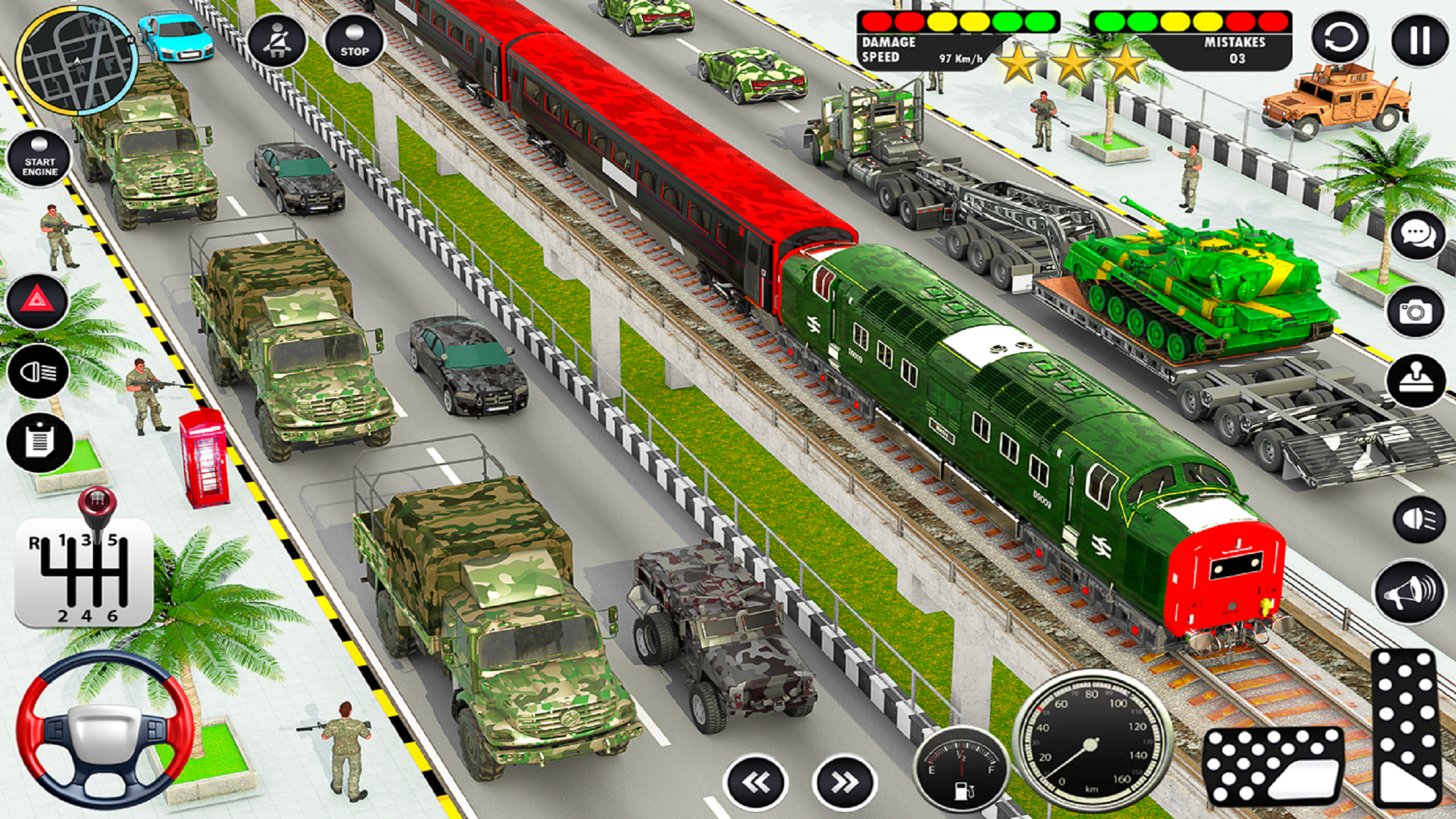 اسکرین شات 8 برنامه Army Transport Truck Simulator