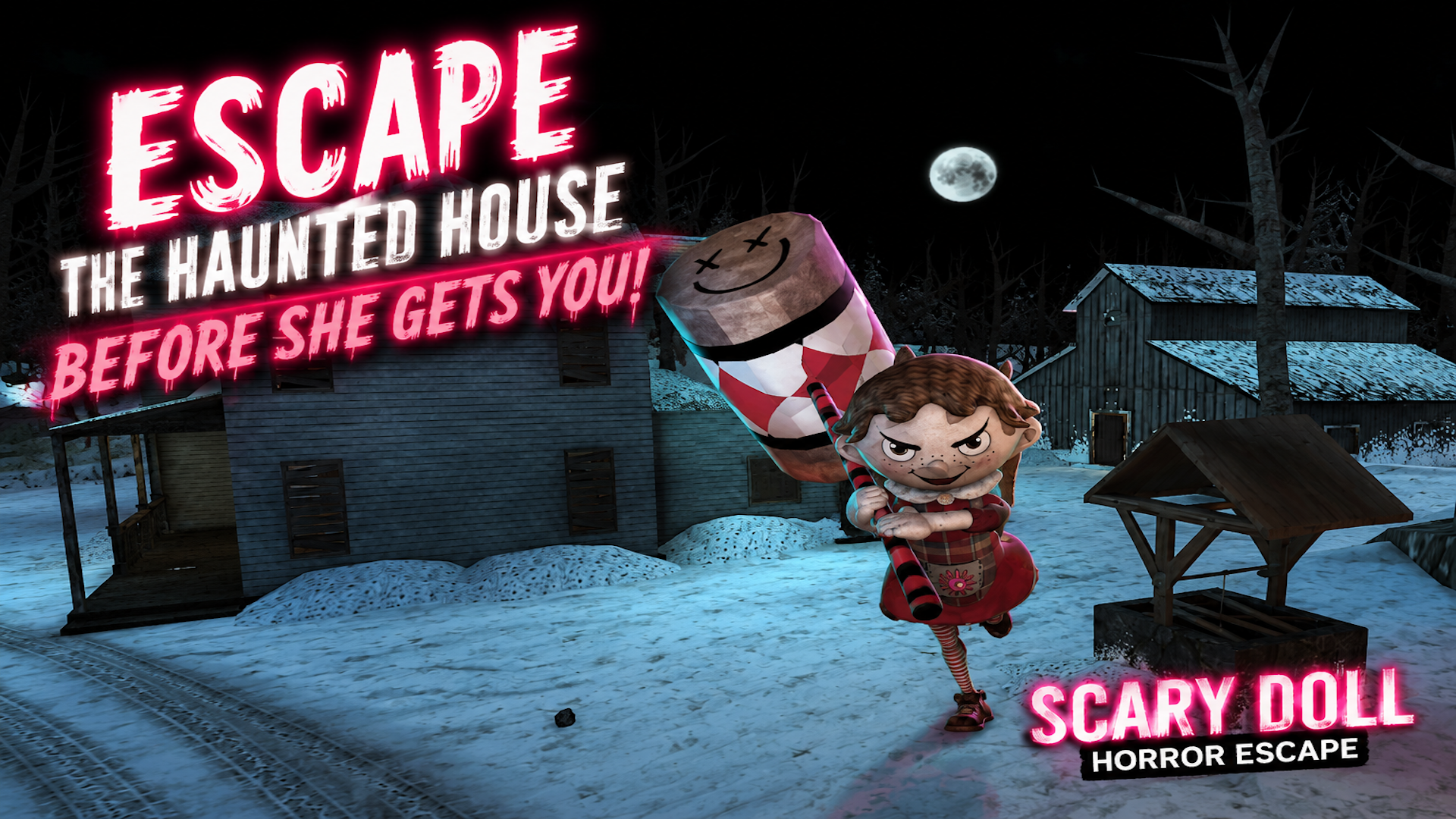 اسکرین شات 1 بازی Scary Doll: Horror Escape