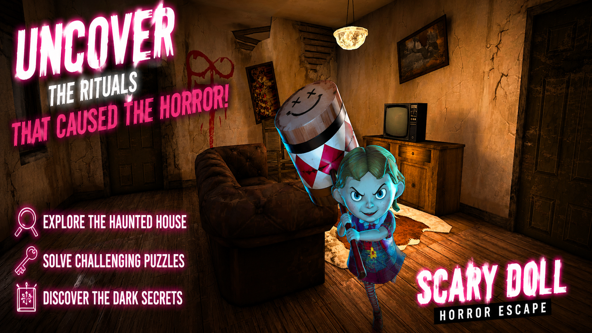 اسکرین شات 2 بازی Scary Doll: Horror Escape