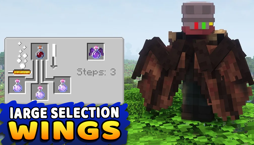 اسکرین شات 2 برنامه Wings Addons for Minecraft PE