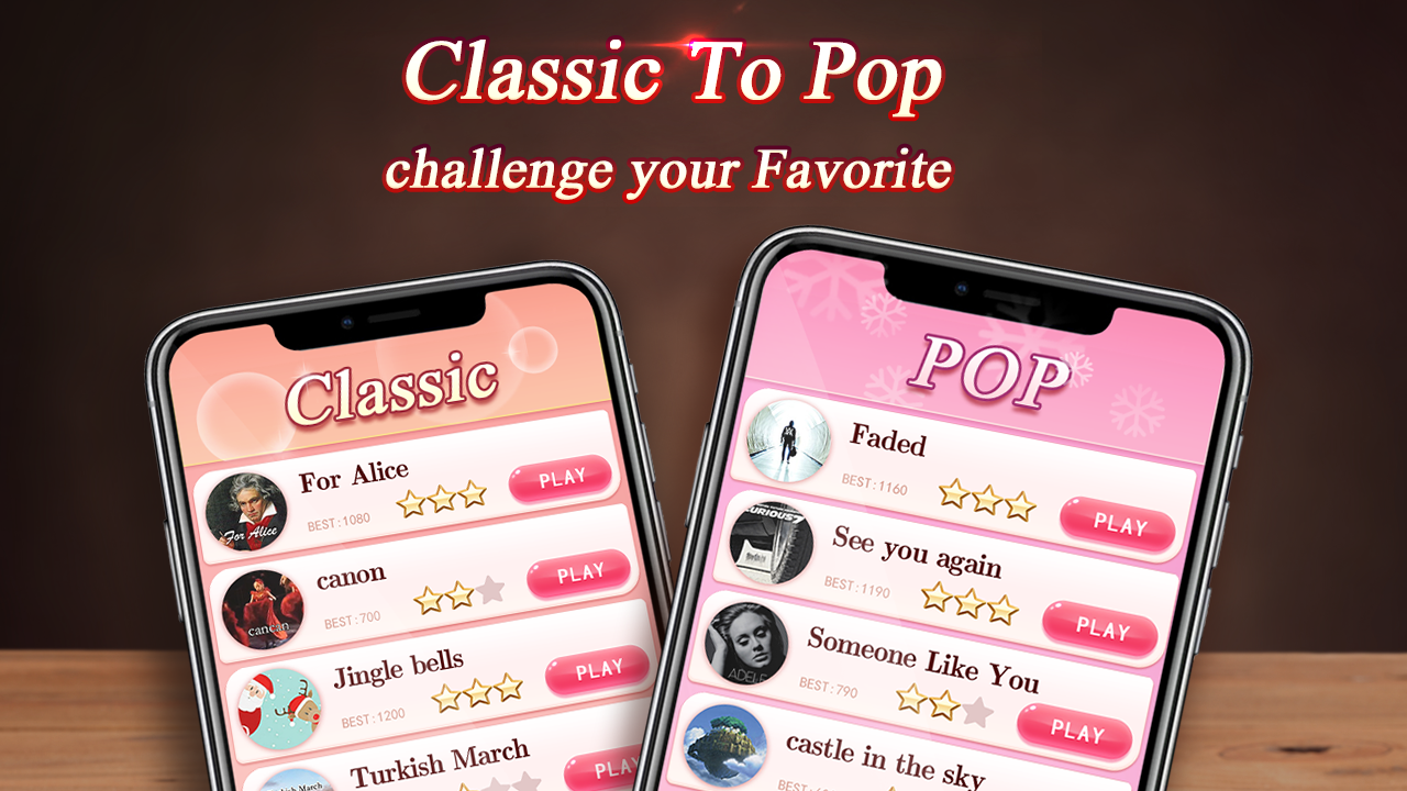 اسکرین شات 4 برنامه Piano Master Pink: Keyboards