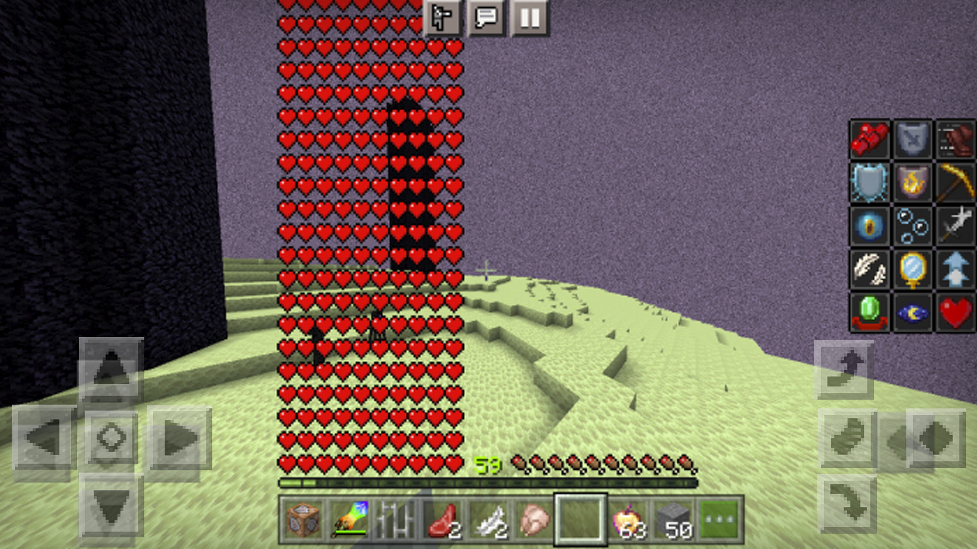 اسکرین شات 3 برنامه Heart Containers Mod Minecraft