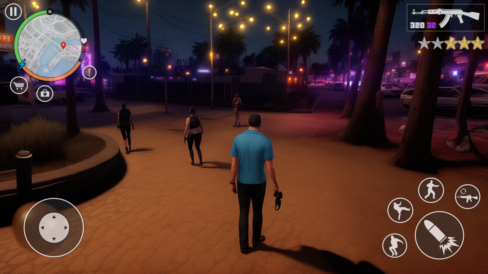 اسکرین شات 2 بازی Vegas City: Real Gangster Town