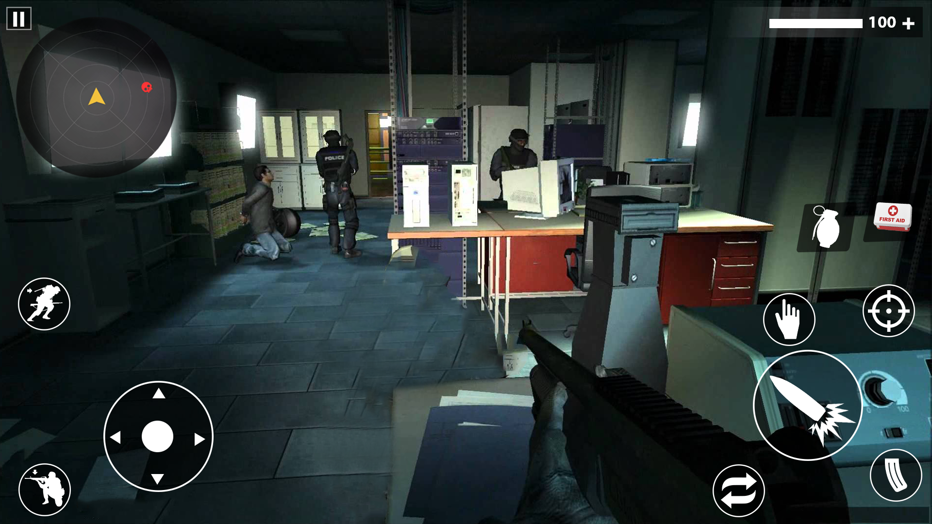 اسکرین شات 2 بازی Swat Black Ops Offline Games