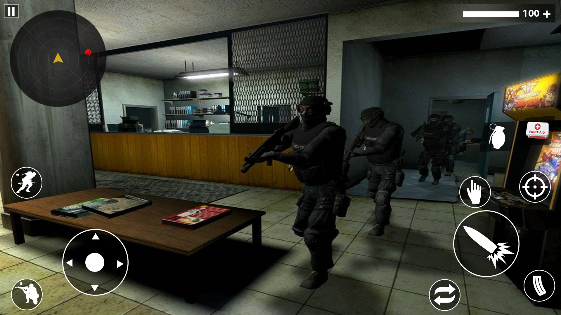 اسکرین شات 3 بازی Swat Black Ops Offline Games