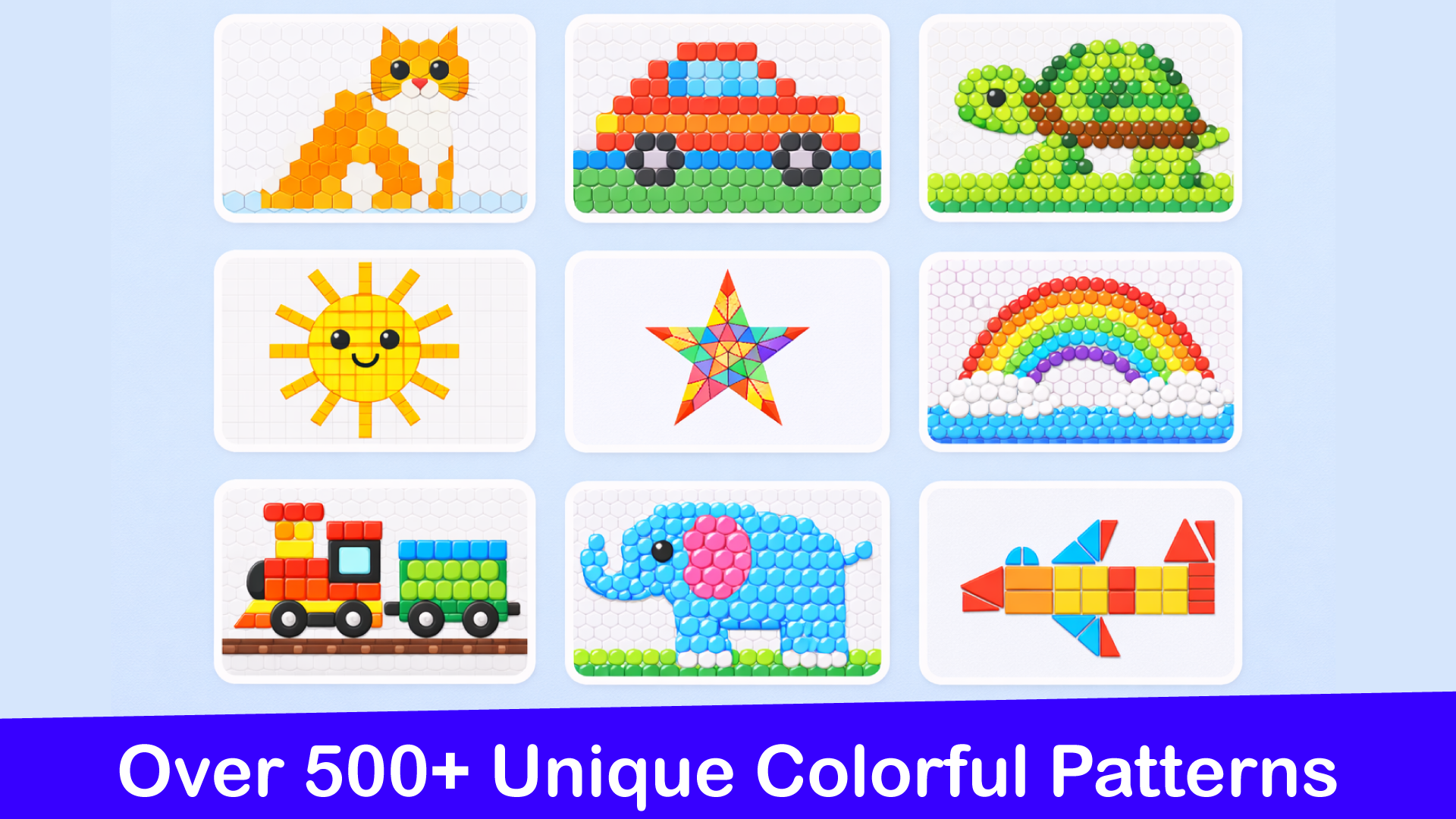 اسکرین شات 2 بازی Mosaic Puzzles Art Game Kids