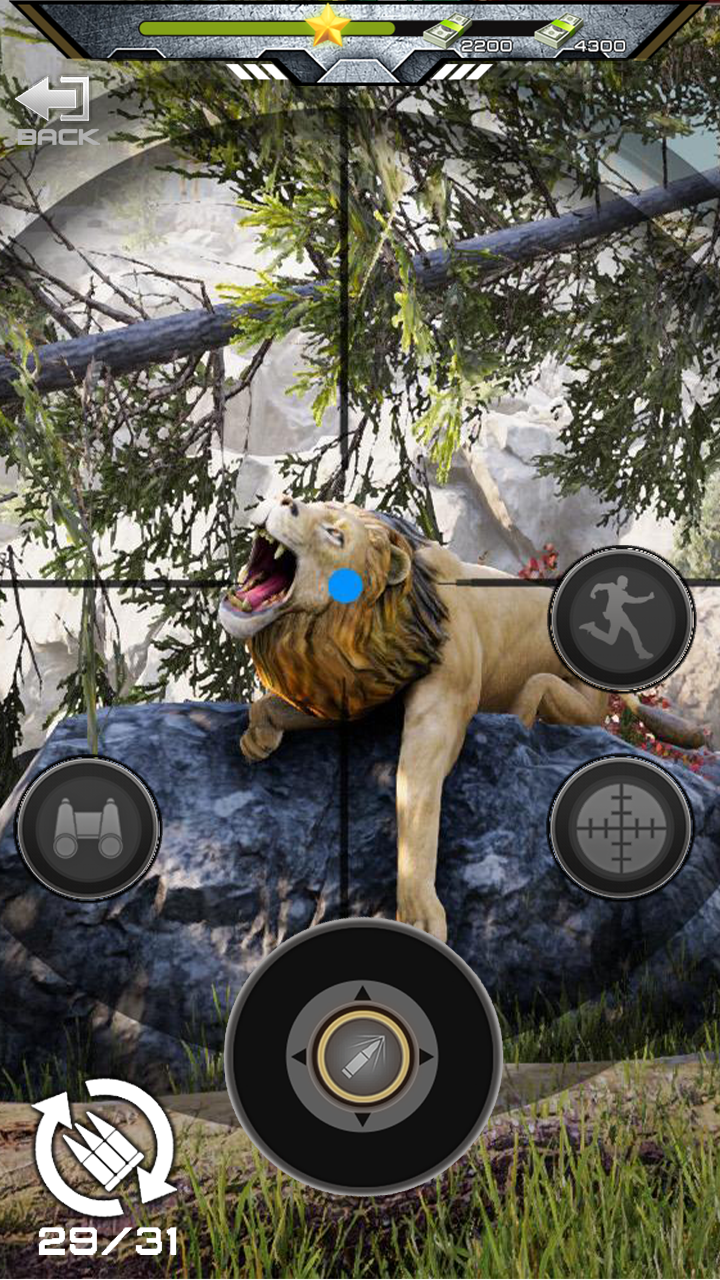 اسکرین شات 1 برنامه Deer Hunting Covert Sniper Hunter