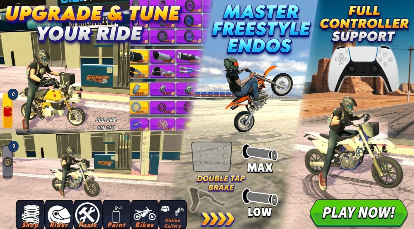 اسکرین شات 7 بازی Wheelie King 8 - Race Life 3D