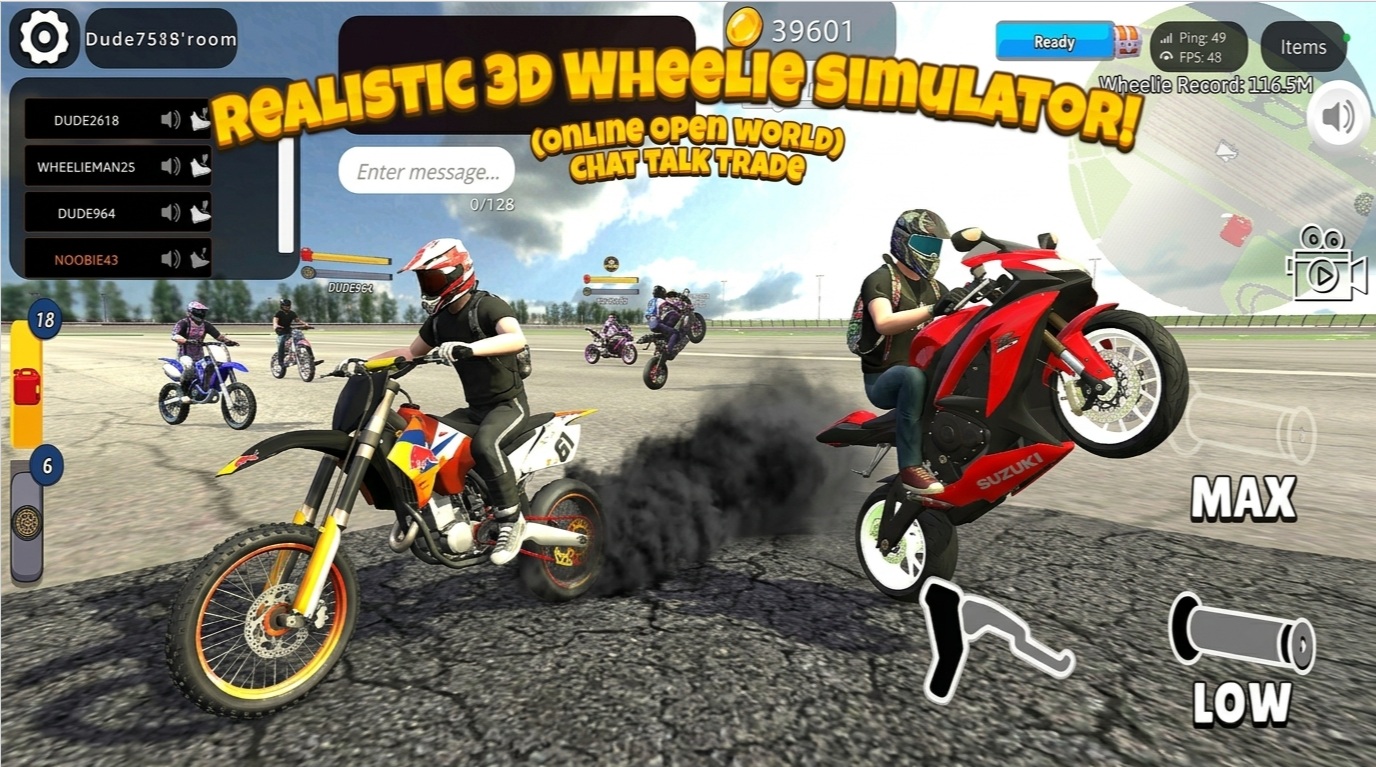 اسکرین شات 2 بازی Wheelie King 8 - Race Life 3D