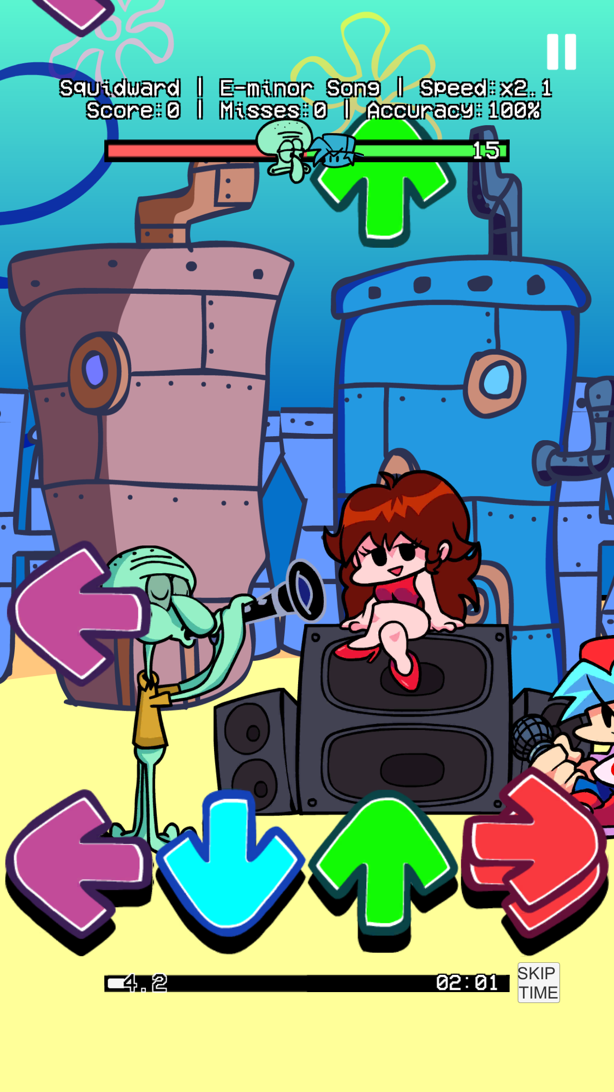 اسکرین شات 4 بازی FNF Music Mod vs Bikini Bottom