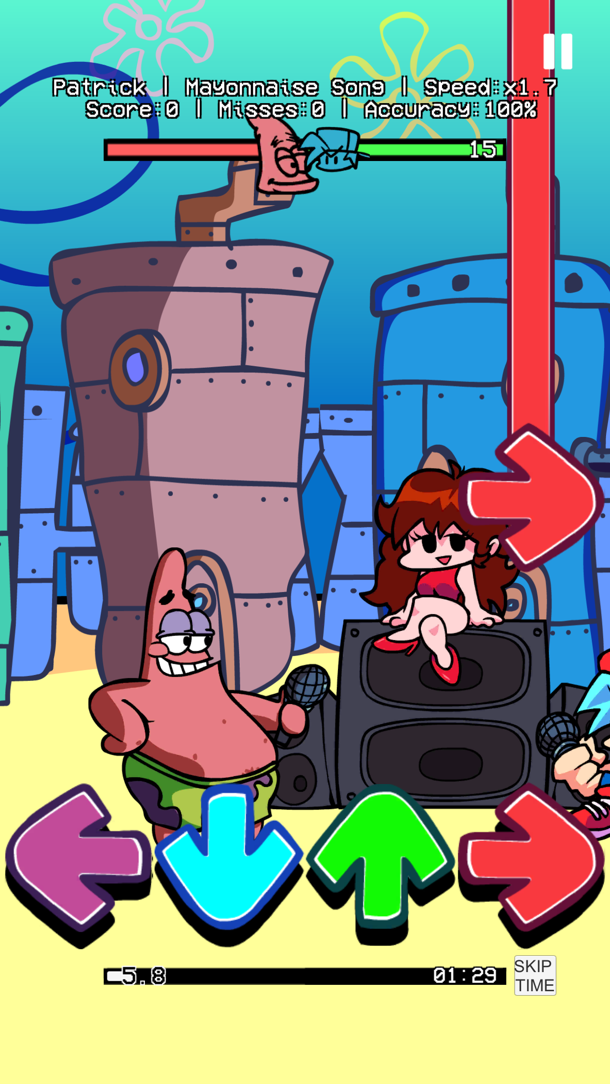 اسکرین شات 3 بازی FNF Music Mod vs Bikini Bottom