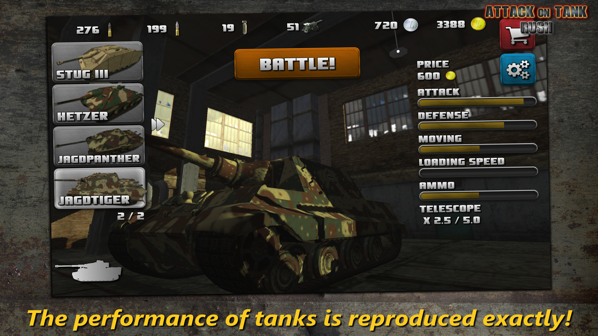 اسکرین شات 5 بازی Attack on Tank : World Warfare