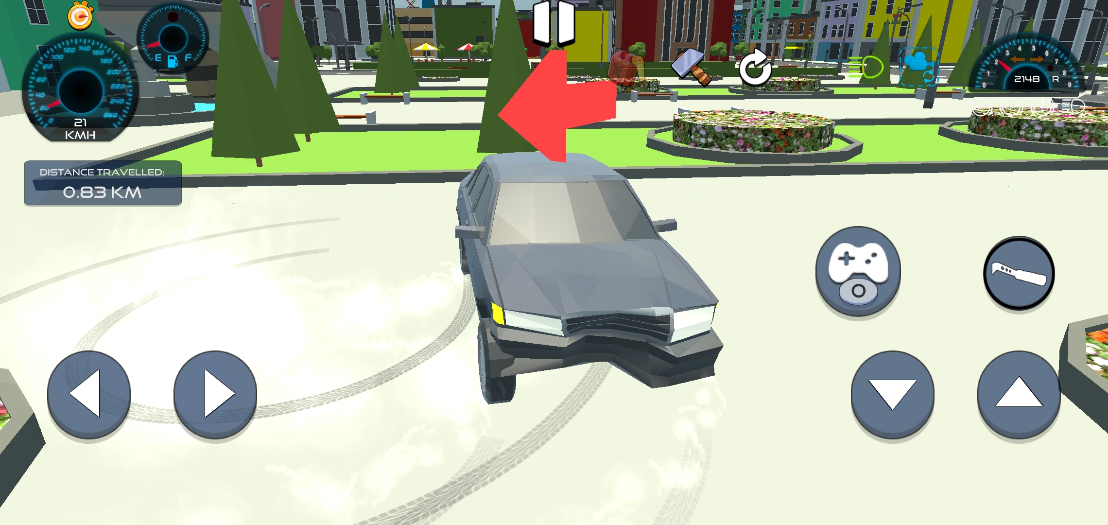 اسکرین شات 3 بازی Car Driving Simulator Car Game