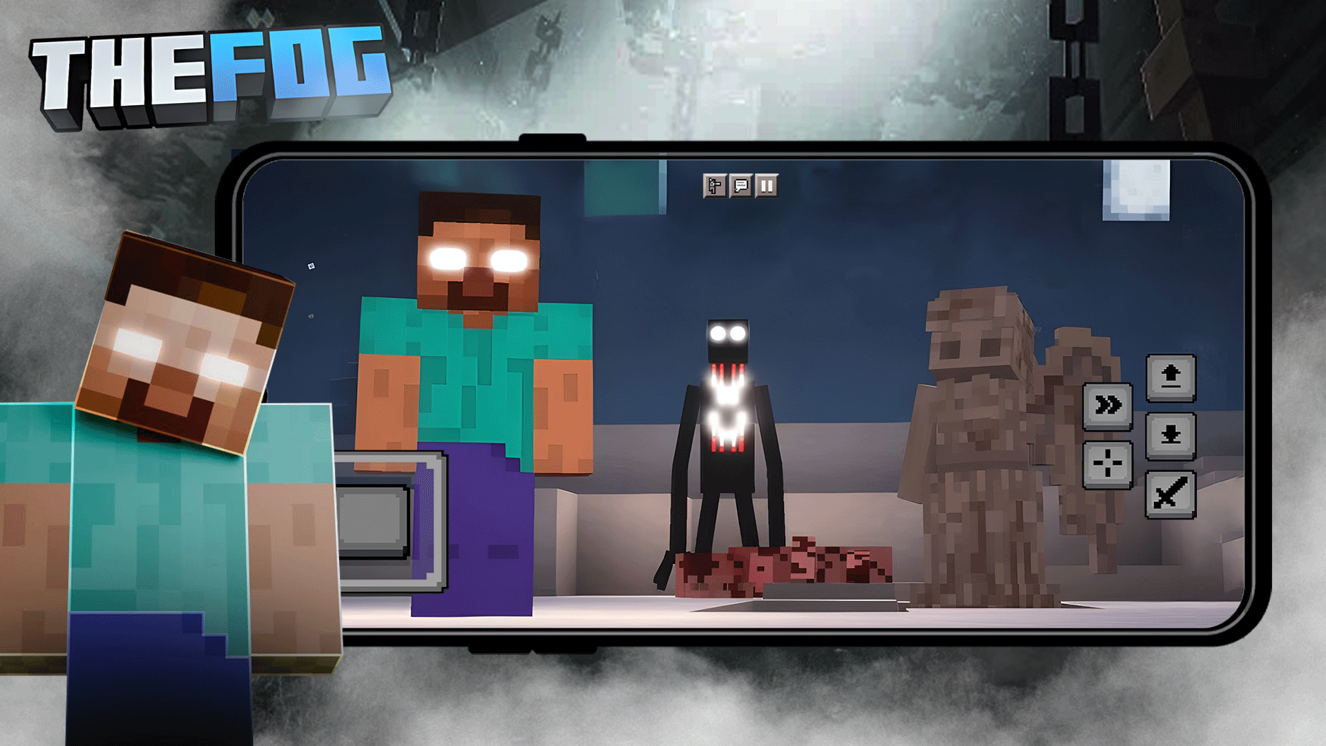 اسکرین شات 5 برنامه Mod Creatures of the Fog MCPE