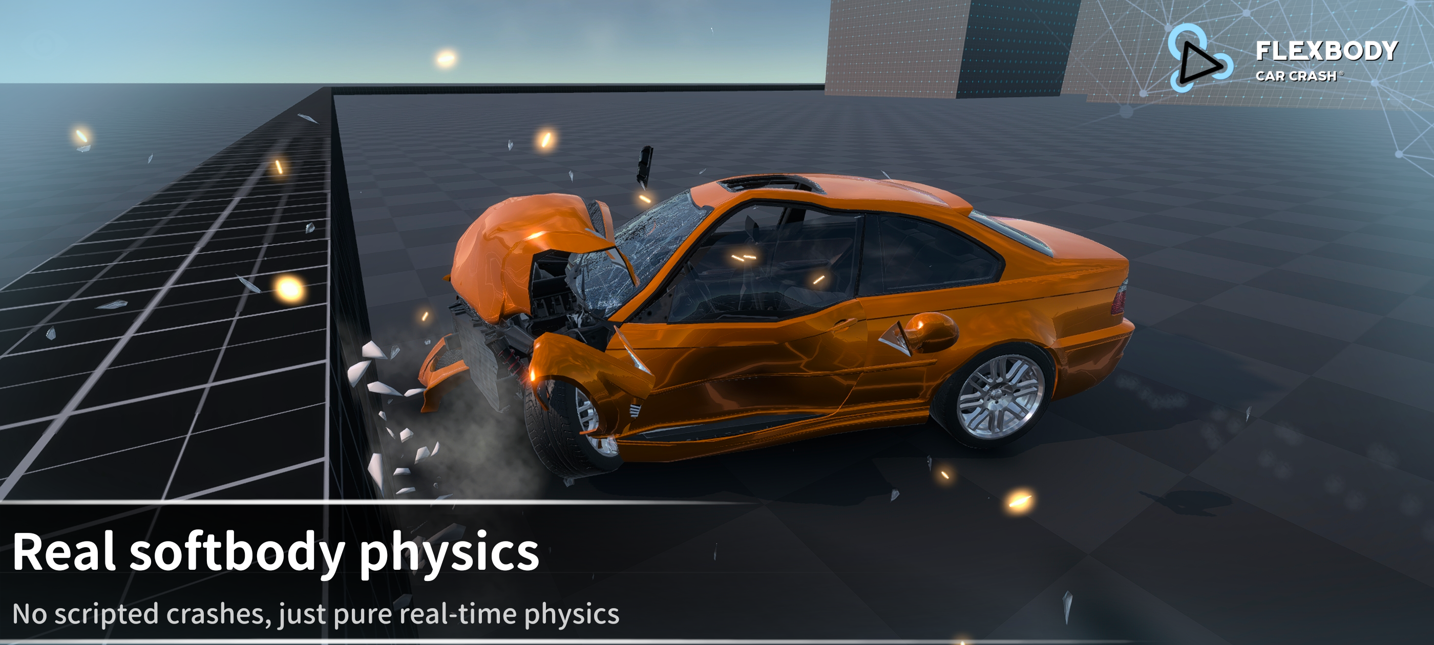 اسکرین شات 2 بازی Flexbody Car Crash: Soft Body