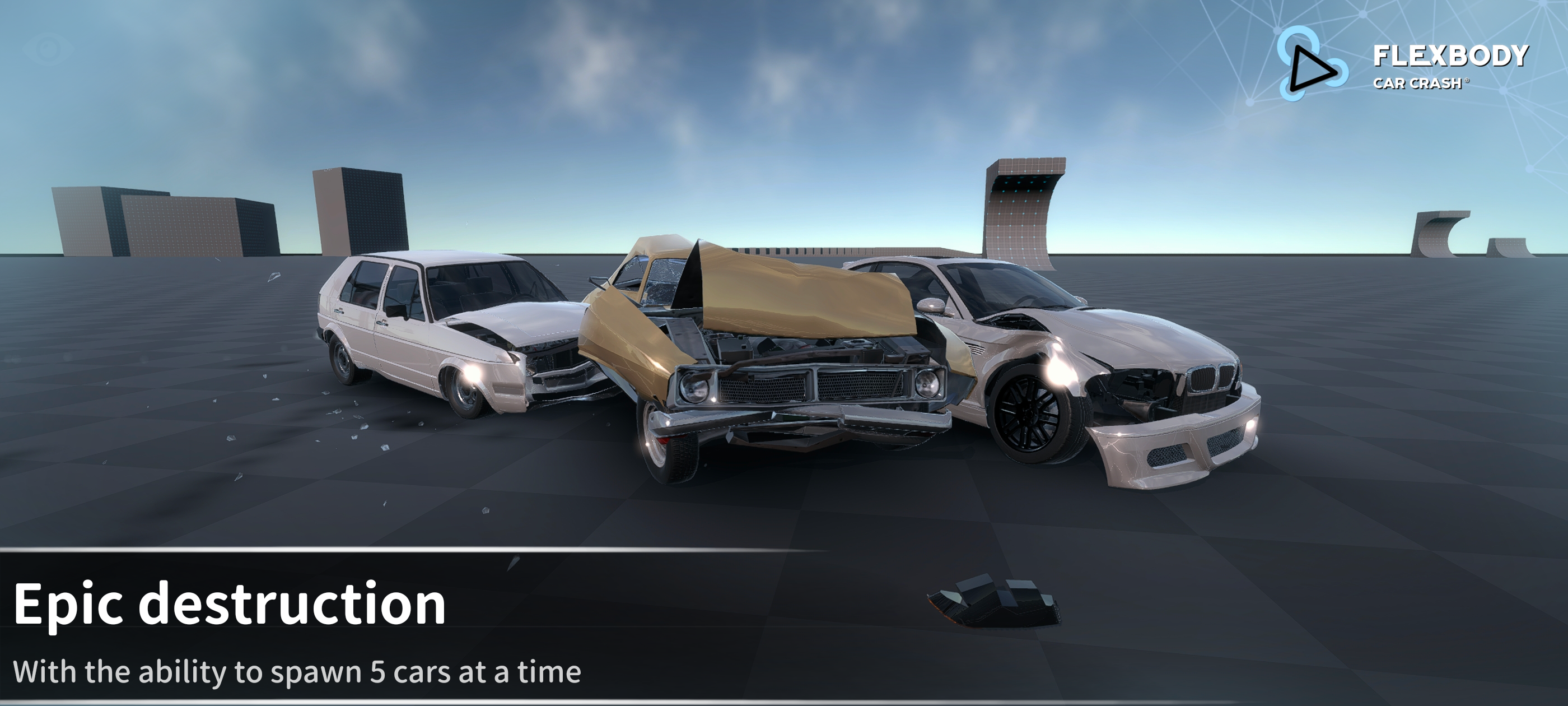 اسکرین شات 3 بازی Flexbody Car Crash: Soft Body