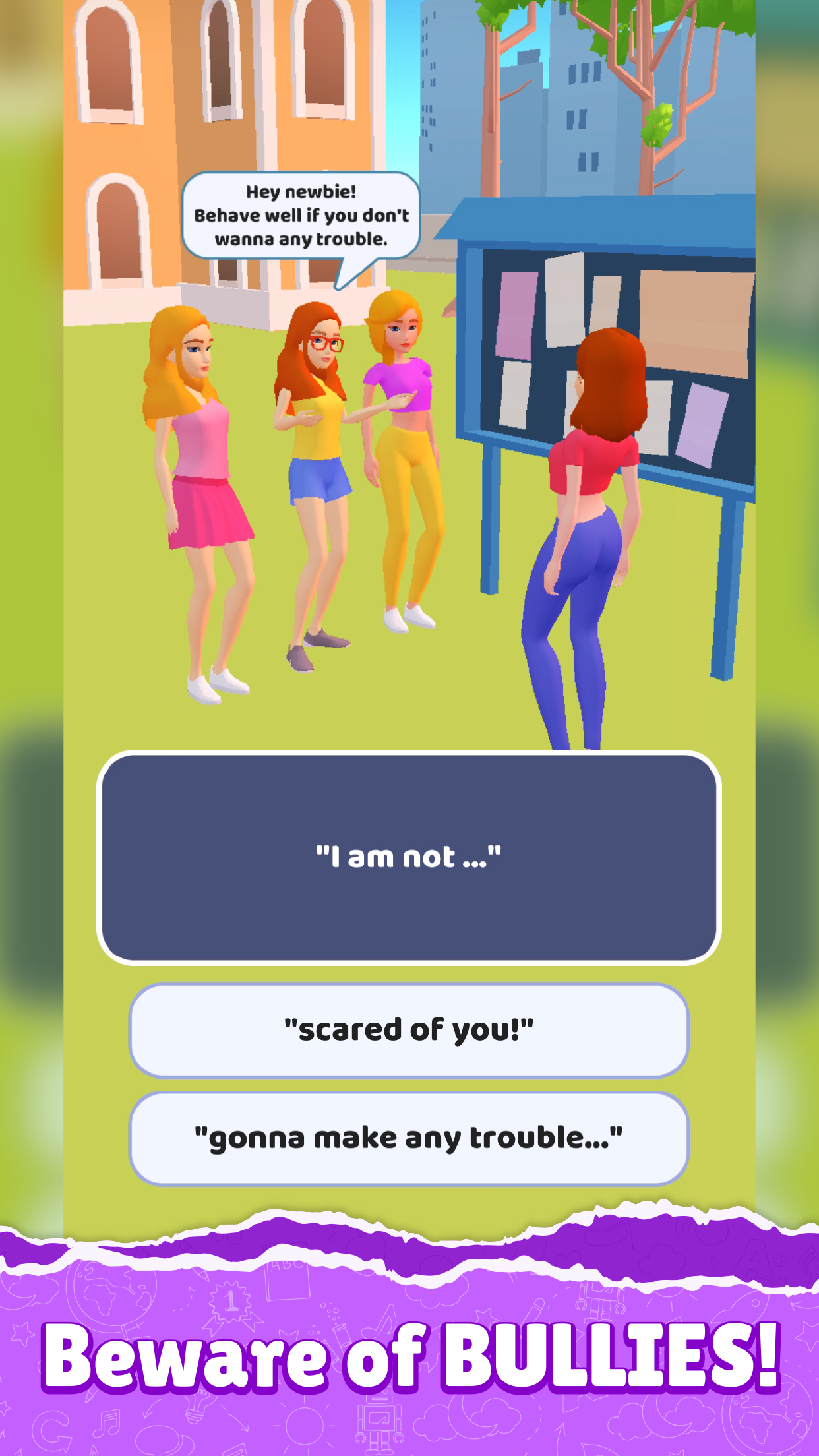 اسکرین شات 1 بازی High School Popular Girls