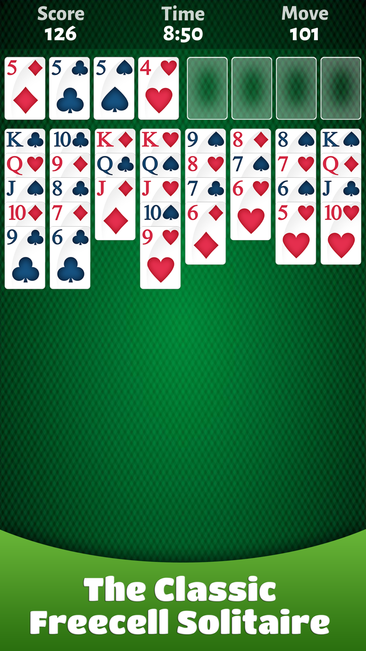 اسکرین شات 1 بازی FreeCell Solitaire