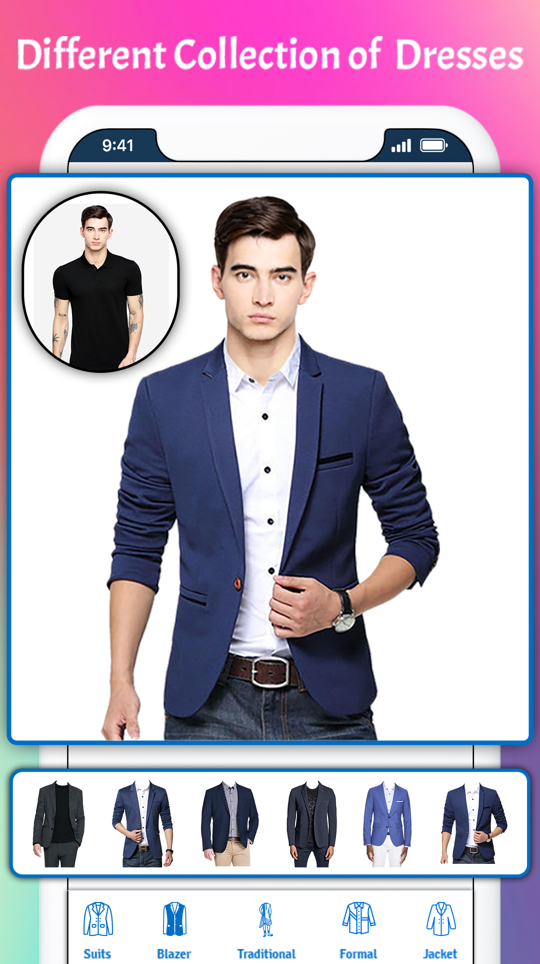 اسکرین شات 5 برنامه Men HairStyle, Suits, Mustache