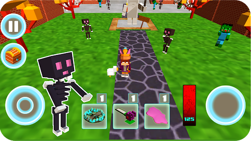 اسکرین شات 7 بازی Monster school 3 Herobrine vs zombie apocalypse
