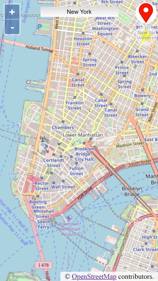 اسکرین شات 1 برنامه maps with aerial view