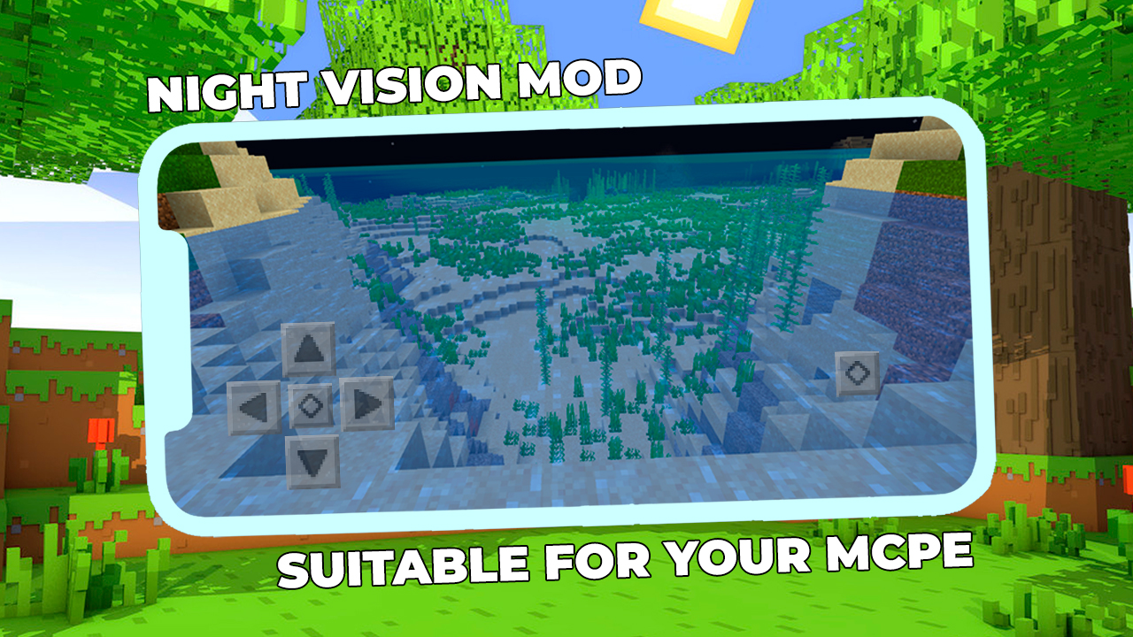 اسکرین شات 2 برنامه Night Vision Mod Minecraft PE