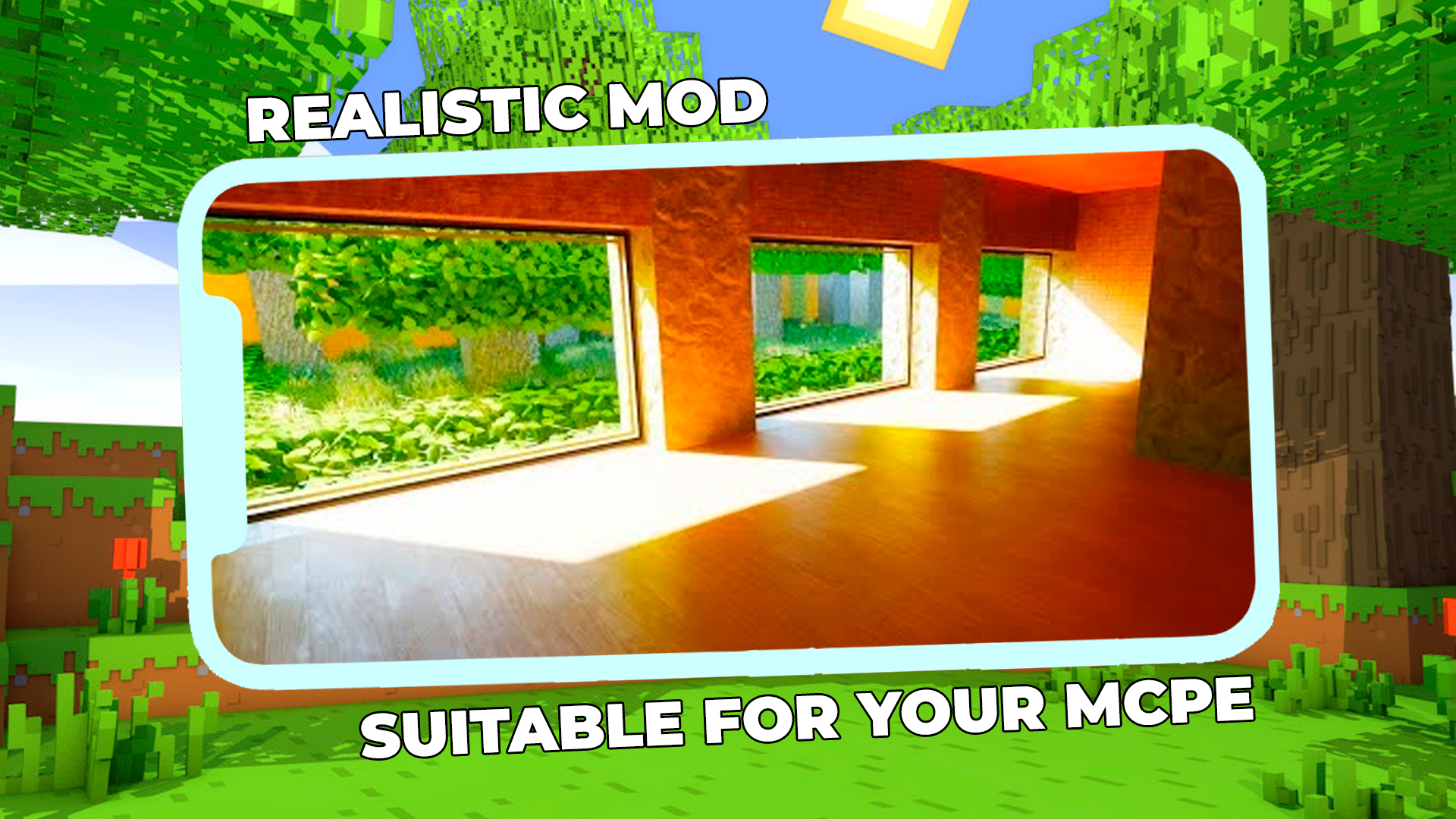 اسکرین شات 2 برنامه Realistic Mod for Minecraft