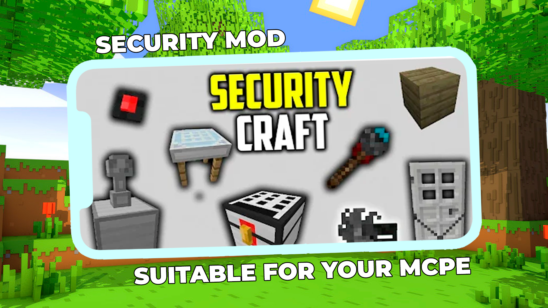 اسکرین شات 2 برنامه Security Craft Mod Minecraft