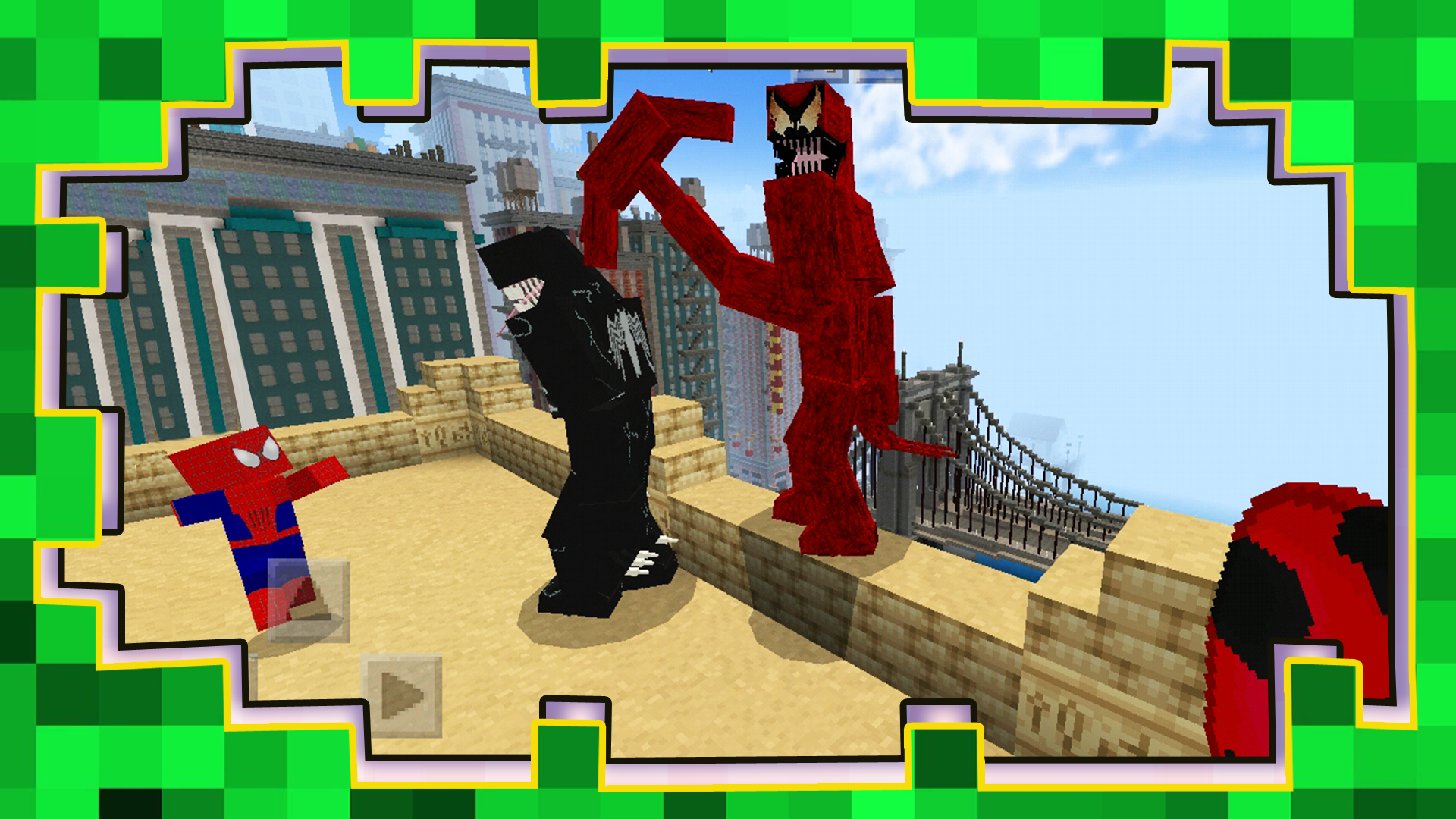 اسکرین شات 2 بازی Spider-Man Minecraft Game Mod