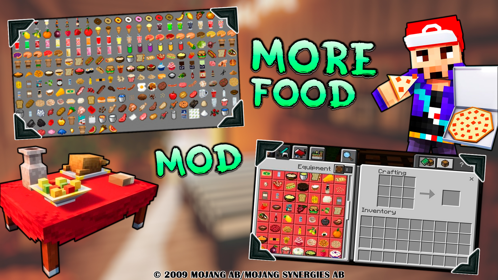 اسکرین شات 3 بازی Fast Food Mods For MCPE