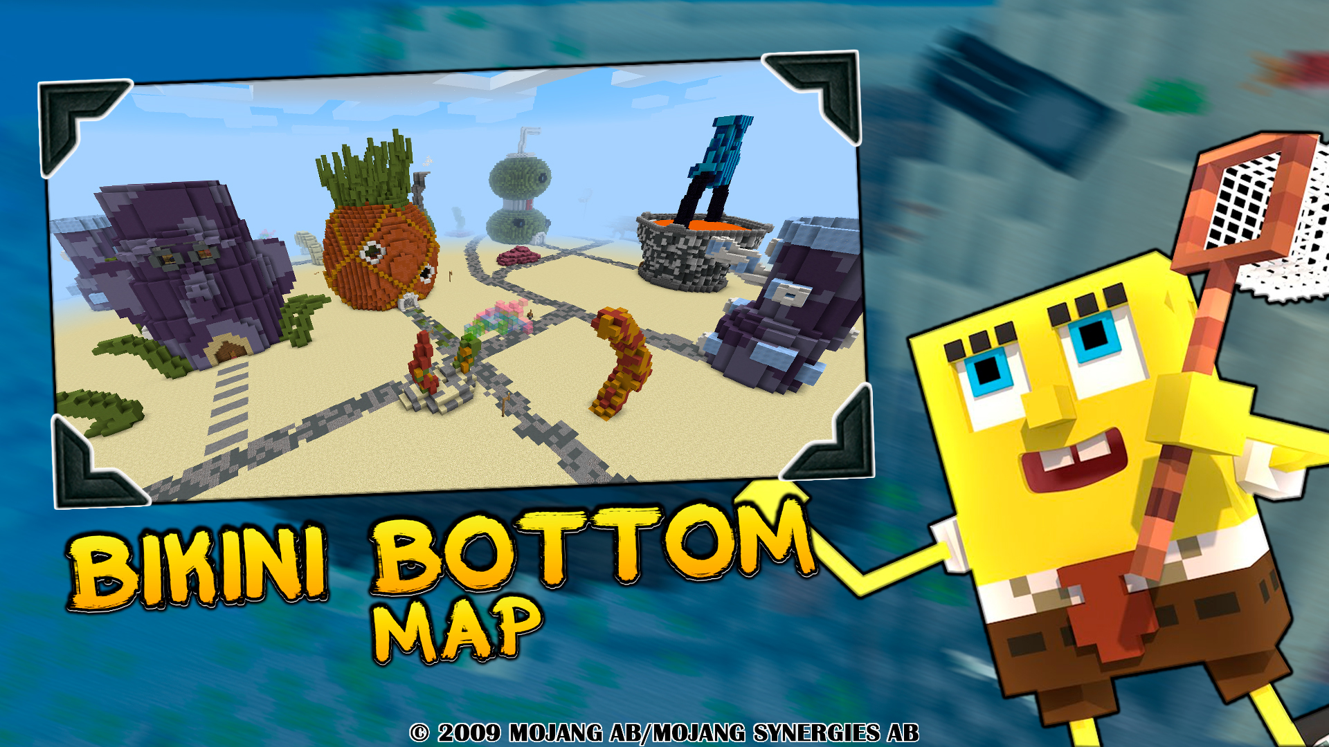اسکرین شات 2 بازی Bikini Bottom Mod For MCPE