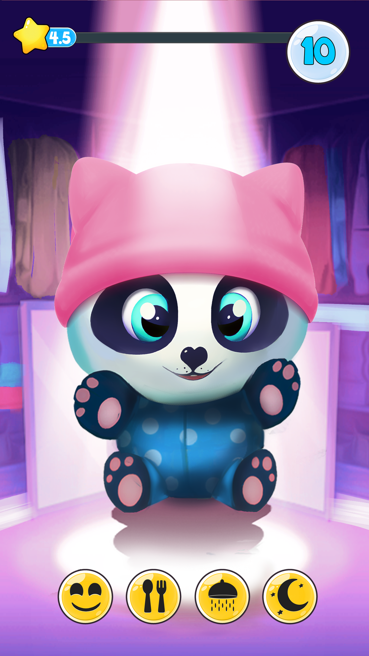 اسکرین شات 3 بازی Pu cute panda bears pet game
