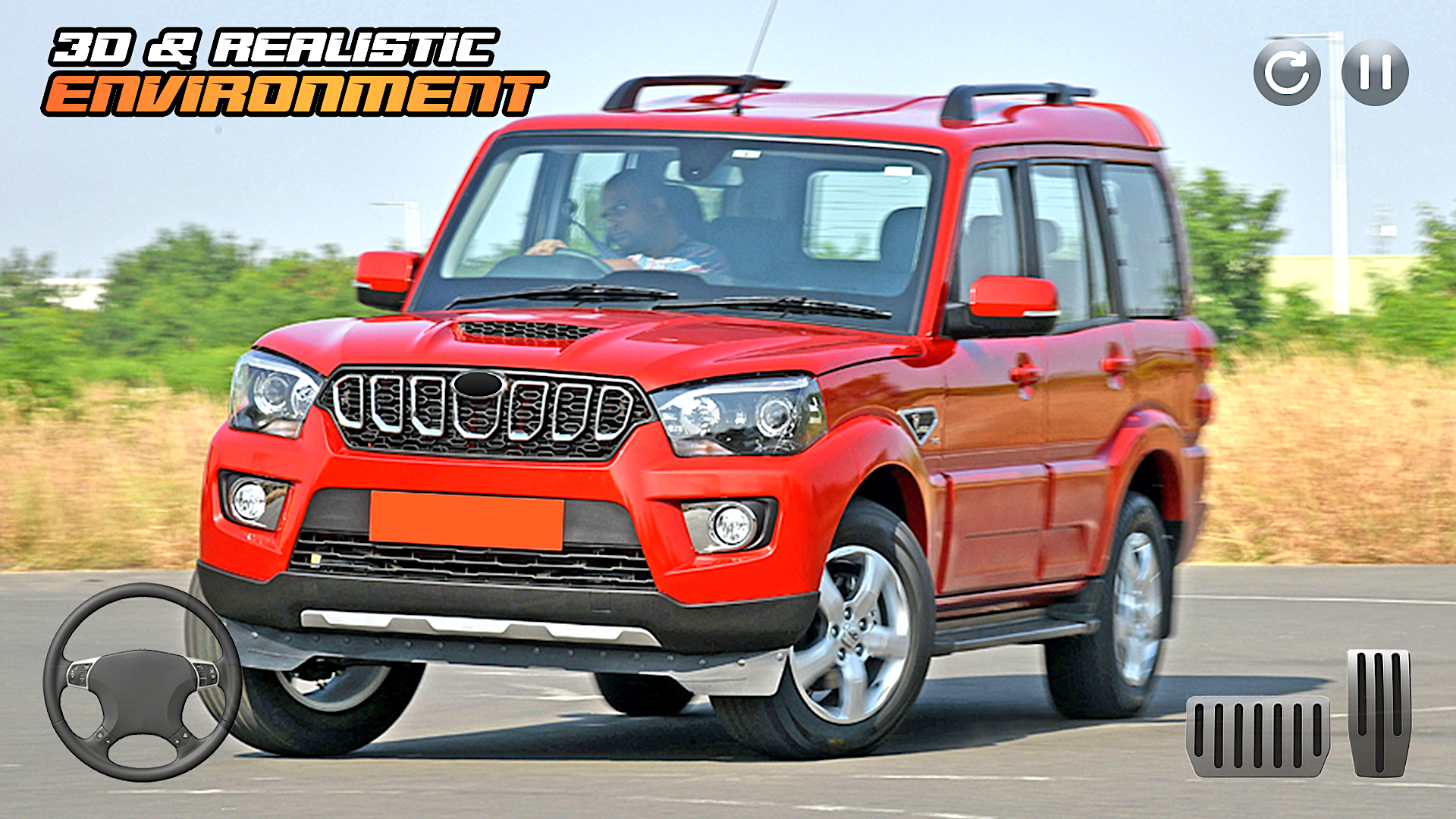 اسکرین شات 3 بازی Indian Car Games 3D Scorpio