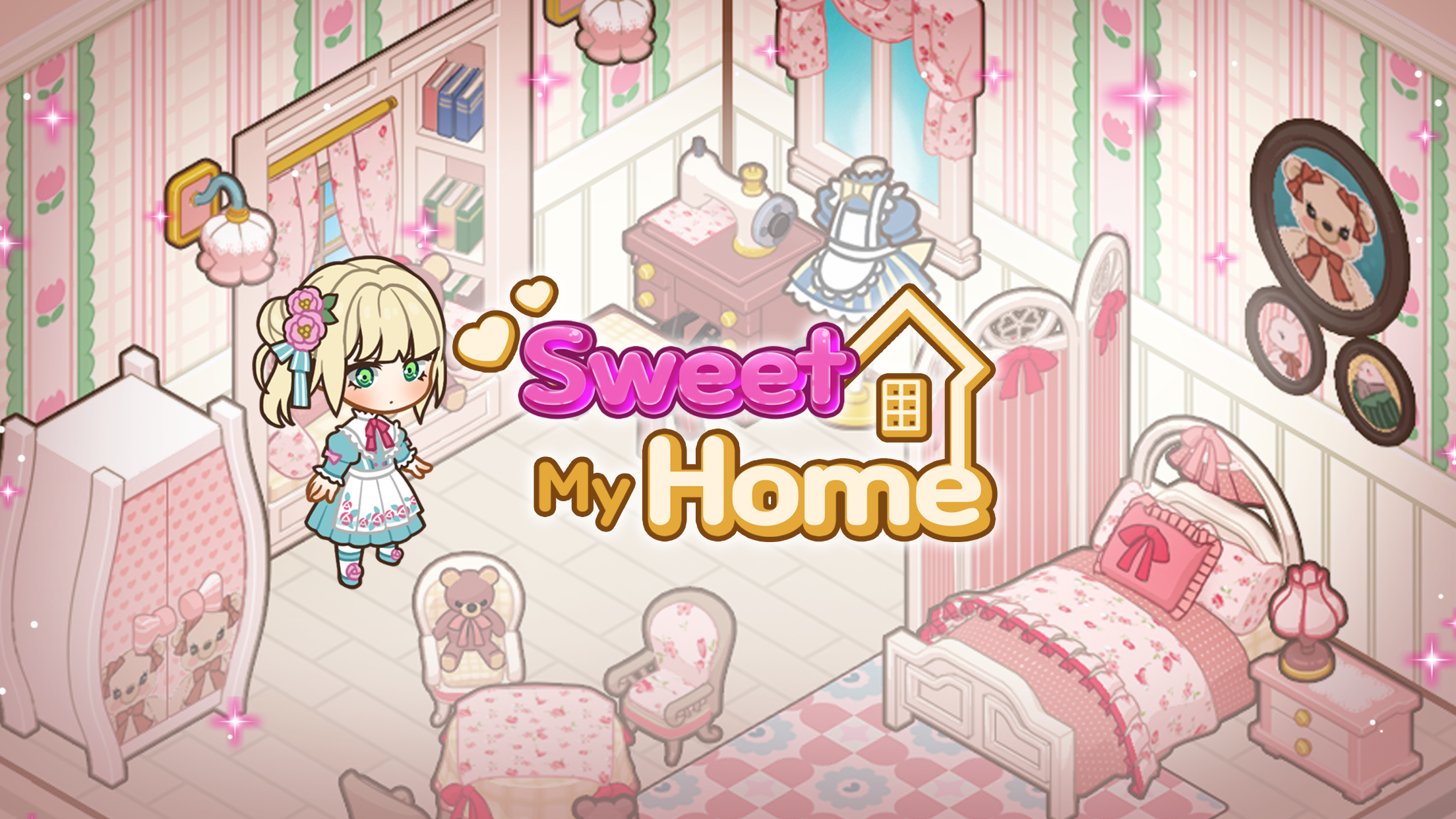 اسکرین شات 1 بازی Sweet My Home: Decor & Dressup