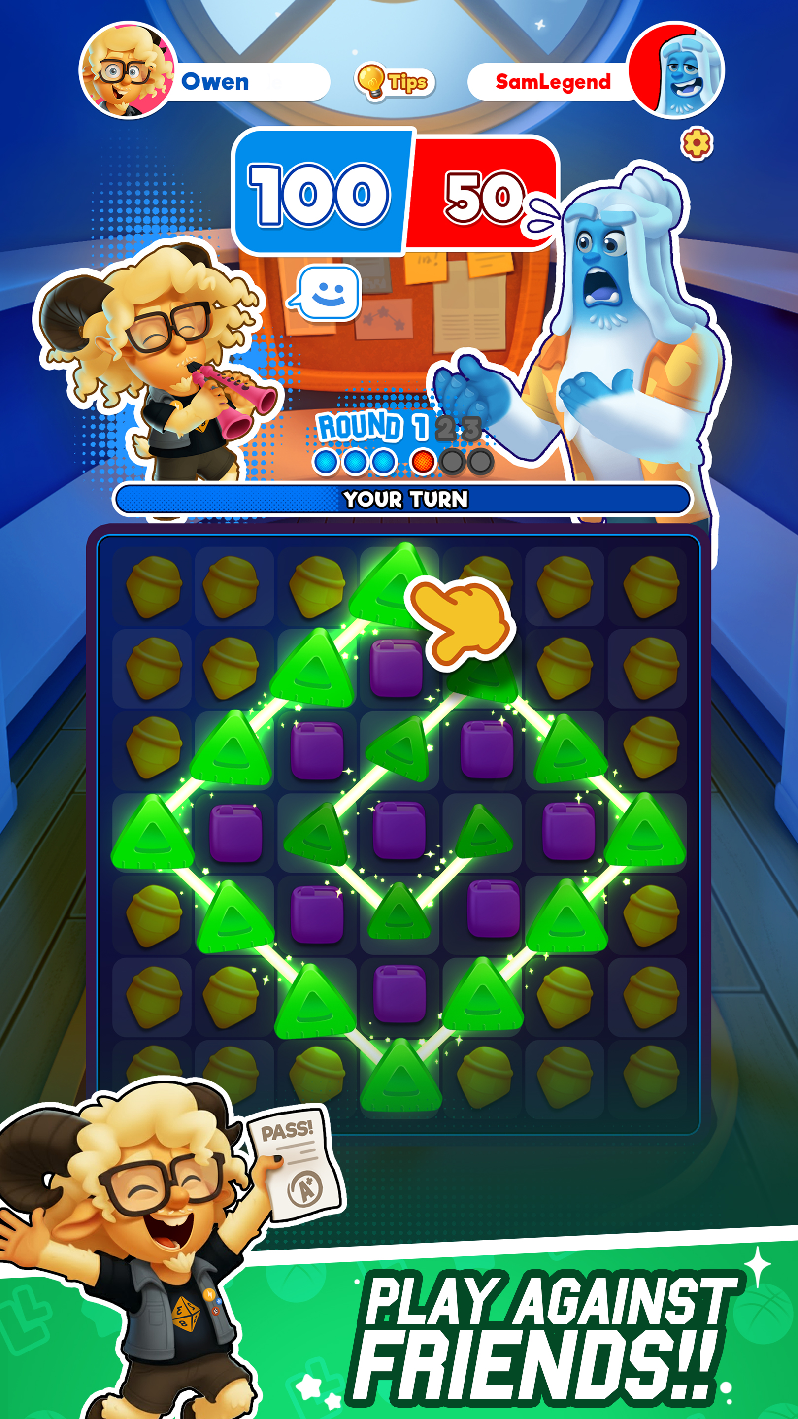 اسکرین شات 1 بازی Link Legends - PvP Puzzle Game