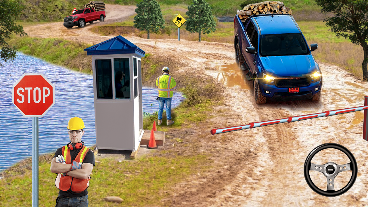 اسکرین شات 3 بازی Pickup Truck Simulator Offroad